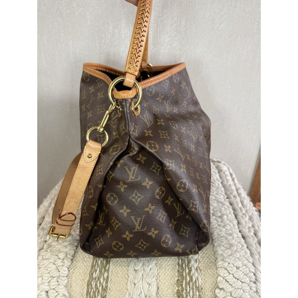 Louis Vuitton Artsy NV MM Monogram M44869 + LV Strap Box Dust Bag Receipt - Picture 8 of 16
